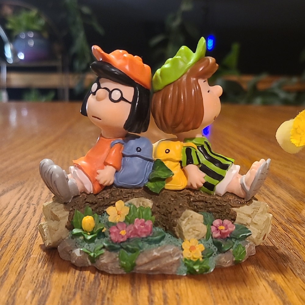 Marcie & Peppermint Patty Colorful Figurine - Peanuts Westland Giftware